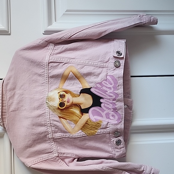 Barbie Zara Pink Denim Jacket for Kids